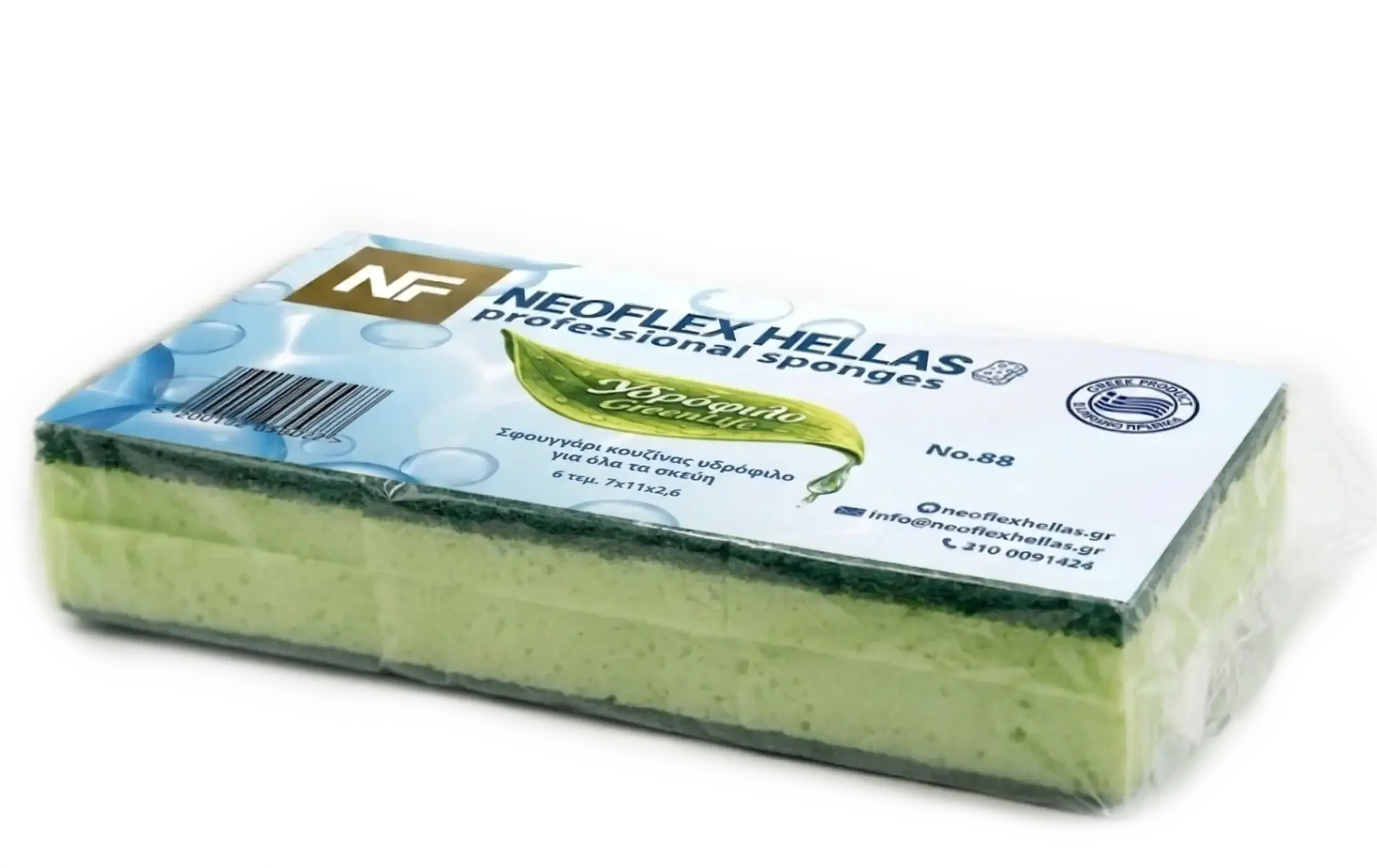 Hydrophilic six-piece sponge pack No.88